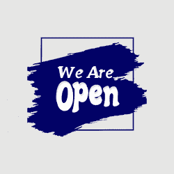 WE ARE OPEN