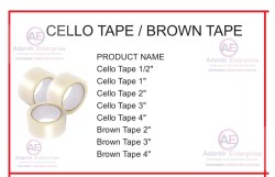 Cello Tape & Brown Tape