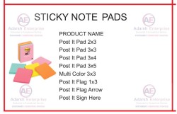 Sticky Note Pads