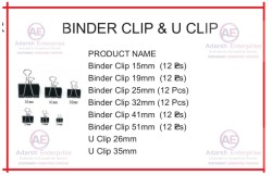 Binder Clip & U Clip