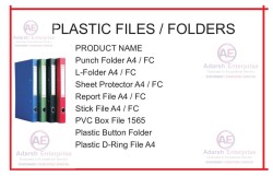Plastic File & Folder