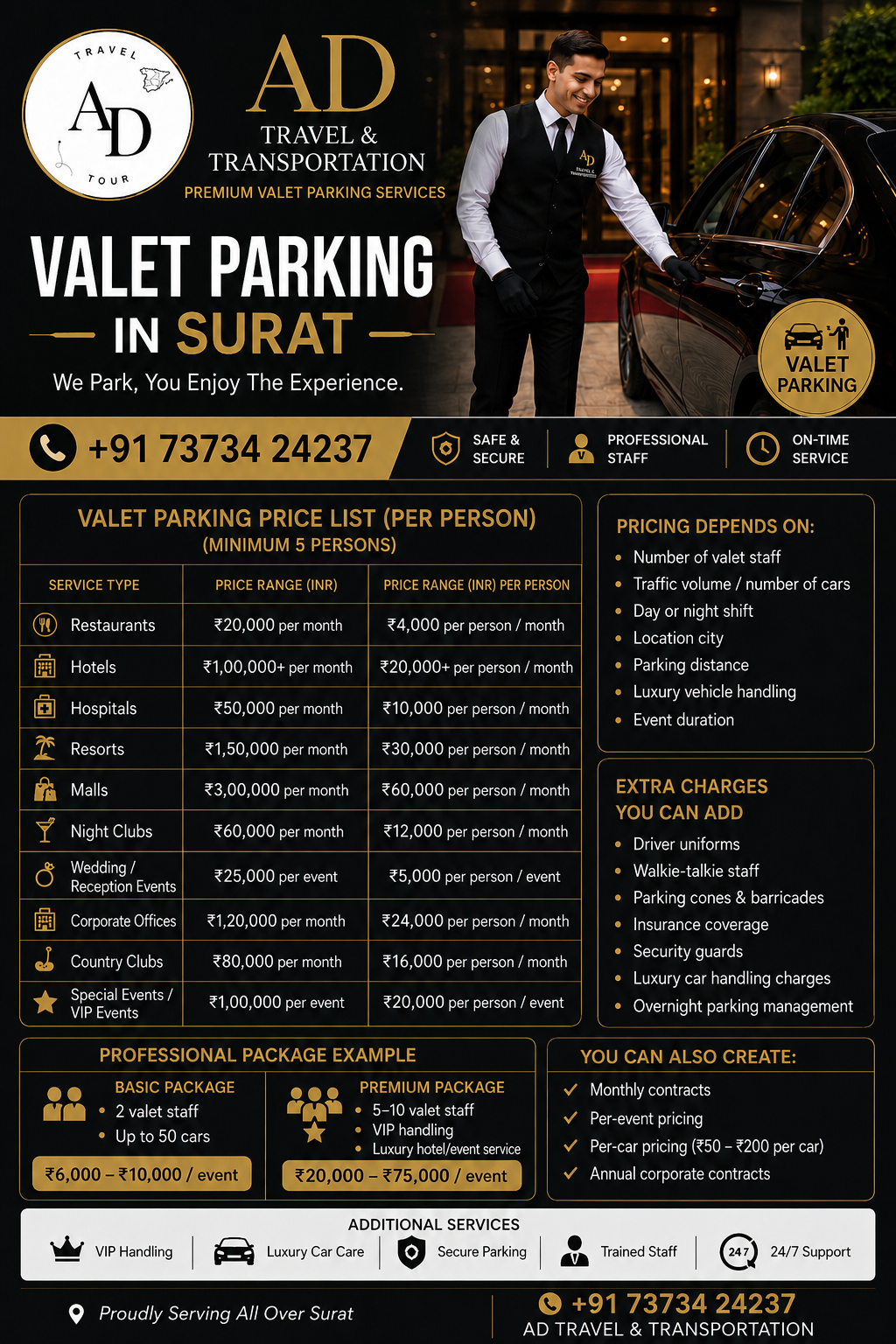 VALET PARKING